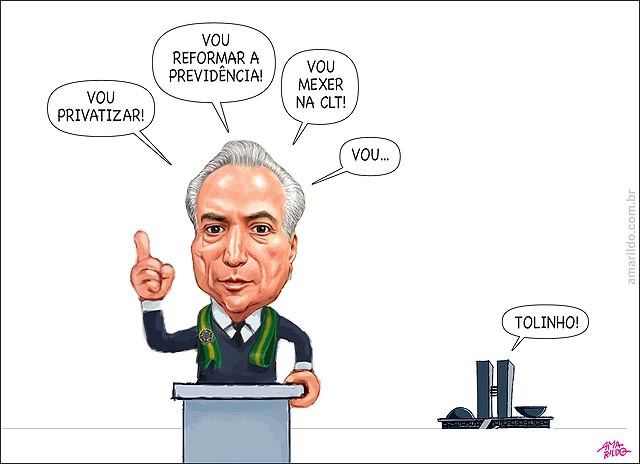 Resultado de imagem para caricaturas Temer nas cordas