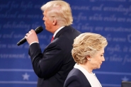 Hillary vence 2 debate contra Trump para 57%, nos EUA, segundo CNN