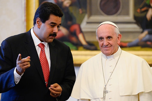 Maduro denunciar ao Papa Francisco 'uso de crianas' em atos violentos na Venezuela