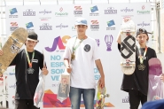 Skatistas gasparenses so ouro  e prata nos Jogos Abertos de SC