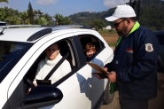 Blitz educativa no bairro Belchior resulta na abordagem de 139 veculos
