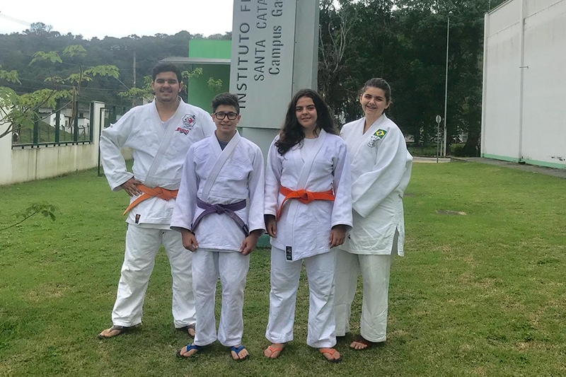 Judocas representam IFSC de Gaspar nos Jogos dos Institutos Federais em Fortaleza