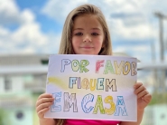 Artistas mirins de todo o pas fazem campanha #fiqueemcasa