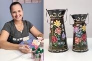 Conhecimentos de mais de duas dcadas so repassados em aulas de pintura em Gaspar