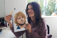 Adolescente de Gaspar  prodgio nas ilustraes