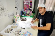 Quadrinista de Gaspar comemora o Dia Nacional das Histrias em Quadrinhos