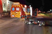 Motociclista morre aps colidir contra carreta na BR-470, em Rio do Sul
