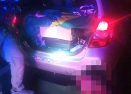 Homem em surto psictico  abordado aps transitar 70km na rodovia entre SC e PR