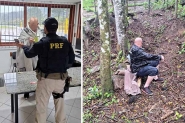 Caminhoneiro sequestrado e abandonado com as mos amarradas  resgatado pela PRF