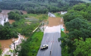 Chuvas geram ocorrncias em 93 cidades de SC e 46 esto em situao de emergncia