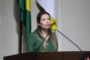 Suplente Alyne Serafim faz balano de 30 dias na Cmara de Vereadores de Gaspar