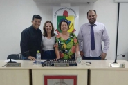 Cmara de Vereadores de Ilhota elege primeira mulher presidente