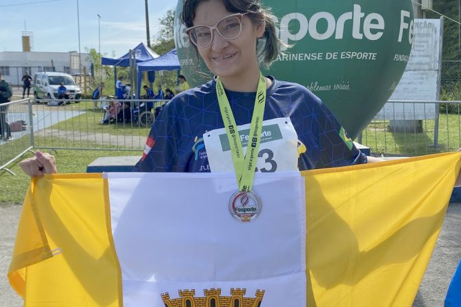 Atleta de Gaspar  convocada para Camping Paralmpico