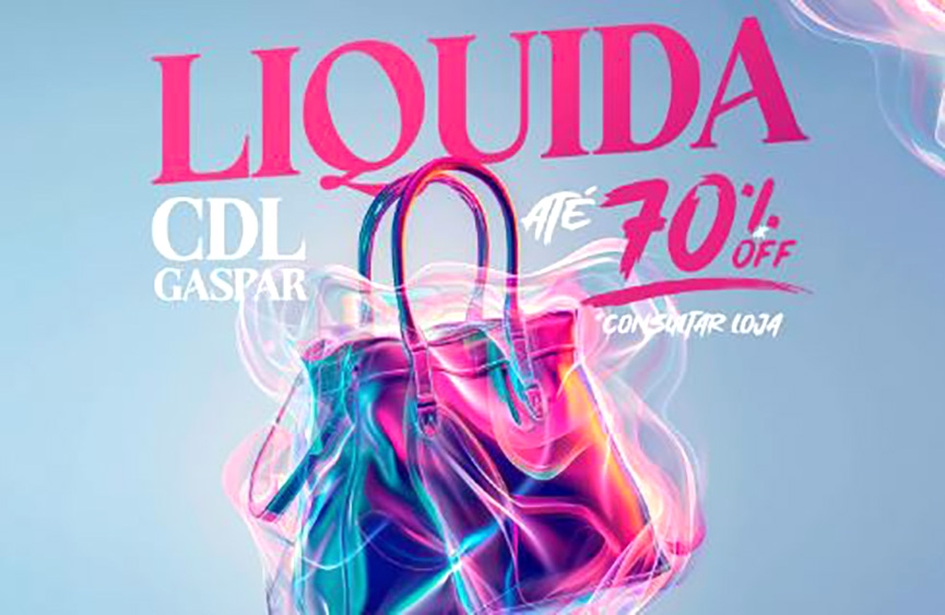 CDL promove Liquida Gaspar com descontos de at 70% nesta sexta e sbado