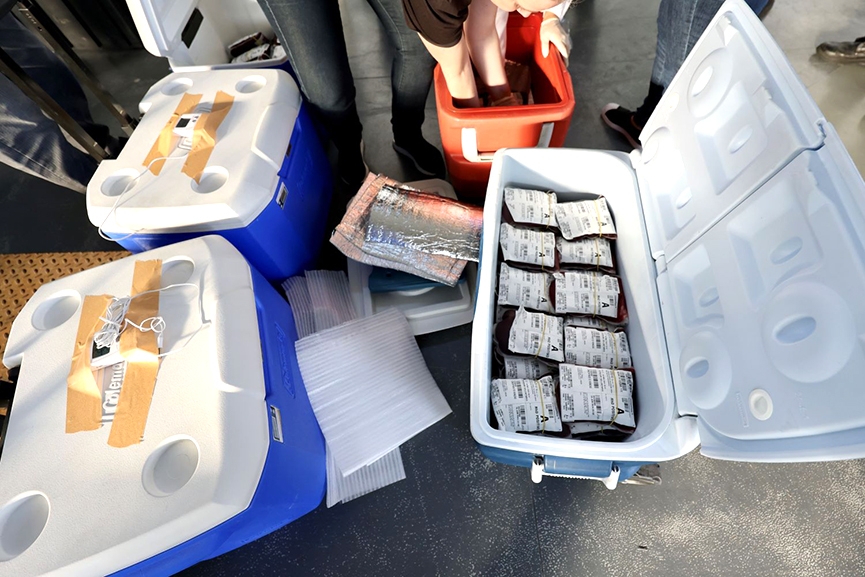 Santa Catarina soma 900 bolsas de sangue enviadas ao Rio Grande do Sul