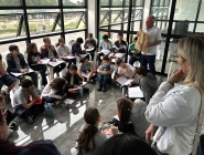 Alunos da Escola Norma Mnica Sabel visitam Cruzeiro do Vale