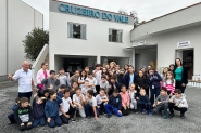 Cruzeiro do Vale recebe visita de alunos da Escola Vitrio Anacleto Cardoso