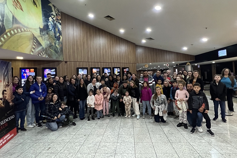 Prefeitura de Gaspar promove sesso de cinema inclusiva para crianas autistas