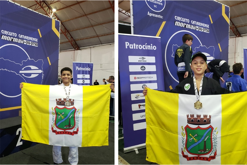 Irmos Noronha: atletas de Gaspar so destaques no Circuito Catarinense de Jiu Jitsu