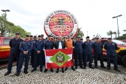 Governador acompanha envio de bombeiros catarinenses para combater incndios no MS