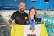 Gabriely Hostins: a gasparense que  um fenmeno da natao paralmpica