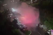 Carro que explodiu em frente ao STF em Braslia  de Santa Catarina