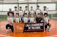 Gaspar conquista 3 lugar na Liga Catarinense de Voleibol