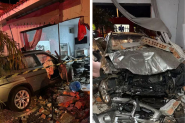 BMW invade salo de beleza anexo a casa no Oeste de SC