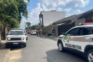 PM localiza adolescentes que depredaram bomba de captao de gua em Gaspar