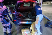 Mulheres so presas com 93kg de maconha na BR-101, em Tubaro