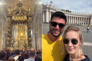 Gasparenses participam do velrio do Papa Francisco: 