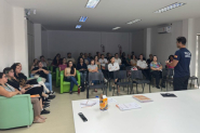 Palestra da Polcia Cientfica marca incio da campanha 'Maio Laranja' em Gaspar