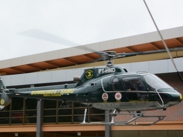 Blumenau contar com helicptero de resgate mdico