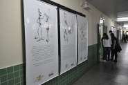 Exposio Dom Quixote segue at sexta-feira na escola Honrio Miranda