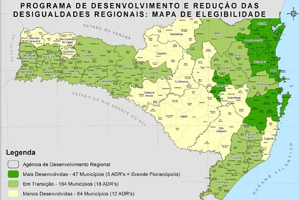 Programa para reduzir as desigualdades regionais  lanado em Florianpolis