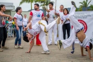 Capoeiristas sobem de nível em Ilhota