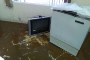 Cidades do Oeste de SC registram alagamentos e estragos aps chuva