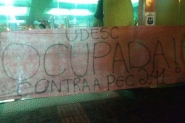 Estudantes ocupam reitoria da Udesc, em Florianpolis, contra PEC 241