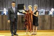 Eulina Silveira recebe homenagem em Balnerio Cambori
