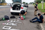 Sete pessoas s�o presas em rodovias federais de SC por tr�fico de drogas