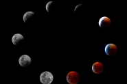 Madrugada de segunda  marcada por eclipse lunar