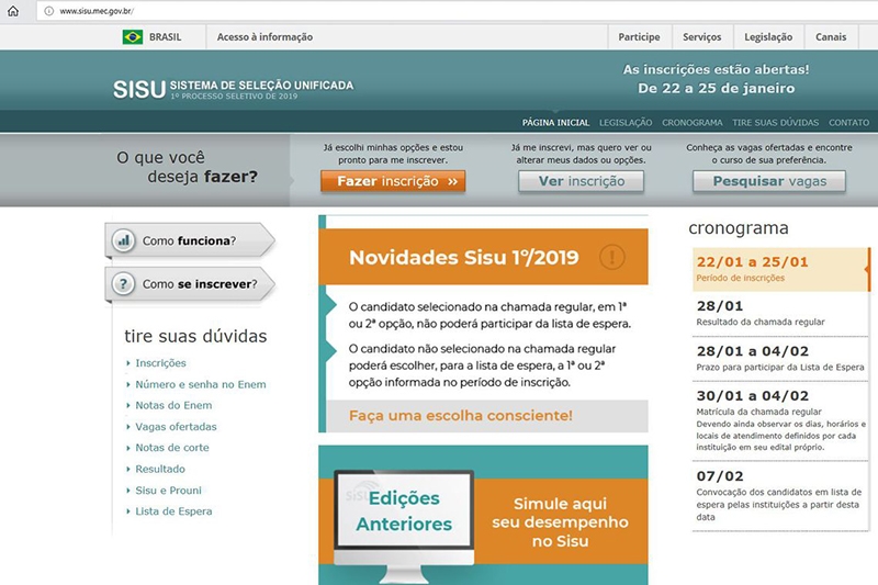 Sisu chega a ter 500 mil acessos simultneos