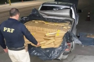 Carga de maconha é apreendida após suspeito tentar atropelar policiais em Florianópolis