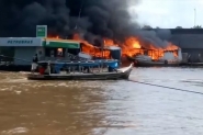 Barco explode no Rio Amazonas e deixa feridos
