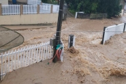 Volume de chuva faz cidades de SC decretarem situao de emergncia