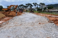 Comea a instalao do sistema de drenagem no trecho 2 do Anel de Contorno de Gaspar