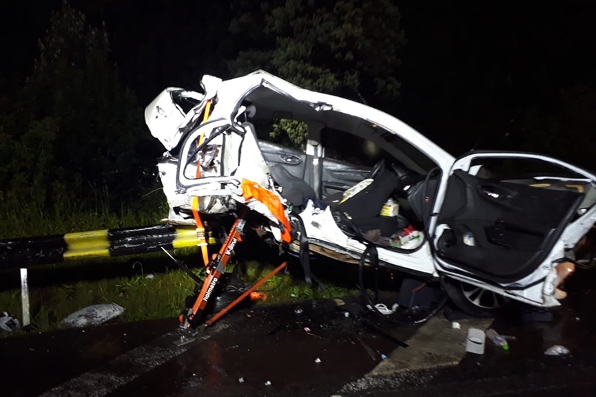 Morre quarta vtima de grave acidente na serra de Santa Catarina