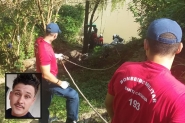 Corpo de jovem desaparecido  encontrado no rio, na divisa de Gaspar e Blumenau