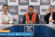 Governador atualiza casos de coronavrus em SC e nmero sobe para 122