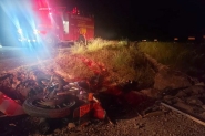 Queda de moto deixa homem ferido na BR-470, em Ilhota